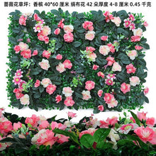 Load image into Gallery viewer, 60*40cm Artificial Plant Lawn DIY Background Wall Simulation Grass Leaf lawn wedding carpet Home Decor grass carpet Turf Office
