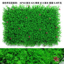 Load image into Gallery viewer, 60*40cm Artificial Plant Lawn DIY Background Wall Simulation Grass Leaf lawn wedding carpet Home Decor grass carpet Turf Office
