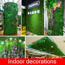 Load image into Gallery viewer, Flone 1pcs Artificial green plants wall fake grass carpet lawns for home Garden Hedge backdrop decoration
