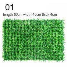 Load image into Gallery viewer, Flone 1pcs Artificial green plants wall fake grass carpet lawns for home Garden Hedge backdrop decoration
