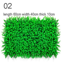 Load image into Gallery viewer, Flone 1pcs Artificial green plants wall fake grass carpet lawns for home Garden Hedge backdrop decoration
