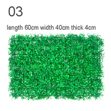 Load image into Gallery viewer, Flone 1pcs Artificial green plants wall fake grass carpet lawns for home Garden Hedge backdrop decoration
