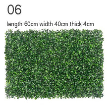 Load image into Gallery viewer, Flone 1pcs Artificial green plants wall fake grass carpet lawns for home Garden Hedge backdrop decoration
