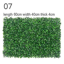 Load image into Gallery viewer, Flone 1pcs Artificial green plants wall fake grass carpet lawns for home Garden Hedge backdrop decoration
