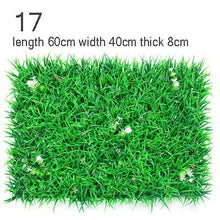 Load image into Gallery viewer, Flone 1pcs Artificial green plants wall fake grass carpet lawns for home Garden Hedge backdrop decoration
