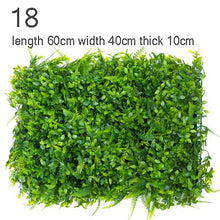 Load image into Gallery viewer, Flone 1pcs Artificial green plants wall fake grass carpet lawns for home Garden Hedge backdrop decoration
