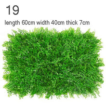 Load image into Gallery viewer, Flone 1pcs Artificial green plants wall fake grass carpet lawns for home Garden Hedge backdrop decoration
