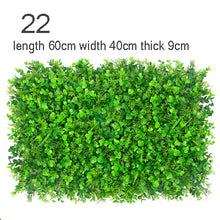 Load image into Gallery viewer, Flone 1pcs Artificial green plants wall fake grass carpet lawns for home Garden Hedge backdrop decoration
