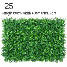 Load image into Gallery viewer, Flone 1pcs Artificial green plants wall fake grass carpet lawns for home Garden Hedge backdrop decoration
