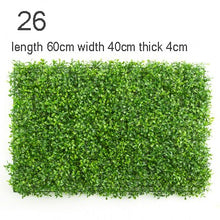 Load image into Gallery viewer, Flone 1pcs Artificial green plants wall fake grass carpet lawns for home Garden Hedge backdrop decoration
