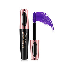 Load image into Gallery viewer, Colorful 4D Mascara Waterproof Lasting Thick Curling Blue Yellow Black Silk Fiber Lash Mascara Eyelash Thicken Color Eyes Makeup
