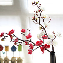 Load image into Gallery viewer, Artificial Silk Flowers Japan Plum Cherry Blossoms Fake Flowers flores Sakura Tree Branches Wedding Home Room Decoration A6940
