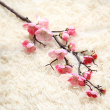 Load image into Gallery viewer, Artificial Silk Flowers Japan Plum Cherry Blossoms Fake Flowers flores Sakura Tree Branches Wedding Home Room Decoration A6940

