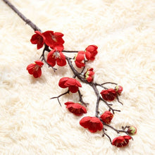 Load image into Gallery viewer, Artificial Silk Flowers Japan Plum Cherry Blossoms Fake Flowers flores Sakura Tree Branches Wedding Home Room Decoration A6940
