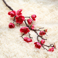 Load image into Gallery viewer, Artificial Silk Flowers Japan Plum Cherry Blossoms Fake Flowers flores Sakura Tree Branches Wedding Home Room Decoration A6940
