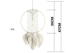 Load image into Gallery viewer, Macrame Boho Tapestry dream catcher Wall Hanging Hand-woven Home Decoration Accessories Nordic Art Tassel Apartment Dorm Room
