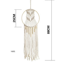 Load image into Gallery viewer, Macrame Boho Tapestry dream catcher Wall Hanging Hand-woven Home Decoration Accessories Nordic Art Tassel Apartment Dorm Room
