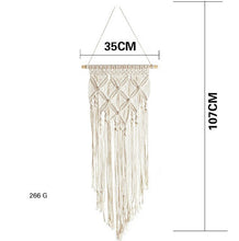 Load image into Gallery viewer, Macrame Boho Tapestry dream catcher Wall Hanging Hand-woven Home Decoration Accessories Nordic Art Tassel Apartment Dorm Room
