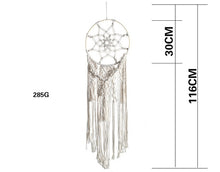 Load image into Gallery viewer, Macrame Boho Tapestry dream catcher Wall Hanging Hand-woven Home Decoration Accessories Nordic Art Tassel Apartment Dorm Room
