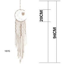 Load image into Gallery viewer, Macrame Woven Wall Hanging Tapestry Boho Chic Bohemian Room Geometric Art Tapestries Beautiful Apartment Dorm Room Decoration
