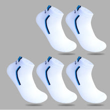 Load image into Gallery viewer, 5 Pairs/lot Men Socks Stretchy Shaping Teenagers Short Sock Suit for All Season Non-slip Durable Male Socks Hosiery New
