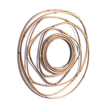 Load image into Gallery viewer, Home Rattan Plaited Art Living Room Nordic Style Makeup Decorative Mirror Wall Hanging Bedroom Bathroom Photography Prop
