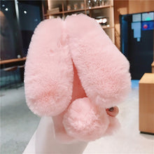 Load image into Gallery viewer, Fluffy Rabbit Silicone Bunny Plush cover For Xiaomi Mi 8 9 A2 lite Xiaomi Mi 9T 10 Pro Redmi 8 T 8A 7A 5A 9S Note 9 5 6 7 Case
