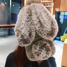 Load image into Gallery viewer, Fluffy Rabbit Silicone Bunny Plush cover For Xiaomi Mi 8 9 A2 lite Xiaomi Mi 9T 10 Pro Redmi 8 T 8A 7A 5A 9S Note 9 5 6 7 Case

