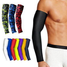 Load image into Gallery viewer, Compression Sports Arm Sleeve Basketball Cycling Arm Warmer Summer Running Tennis UV Protection Volleyball  Bands
