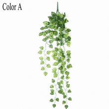 Load image into Gallery viewer, 90cm Artificial Vine Plants Hanging Ivy Green Leaves Garland Radish Seaweed Grape Fake Flowers Home Garden Wall Party Decoration
