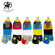 Load image into Gallery viewer, PIER POLO Socks Men Hot Sale Summer Socks Cotton Men's Fashion Short Socks 5 pairs/lot harajuku Happy Socks Men
