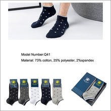 Load image into Gallery viewer, PIER POLO Socks Men Hot Sale Summer Socks Cotton Men's Fashion Short Socks 5 pairs/lot harajuku Happy Socks Men
