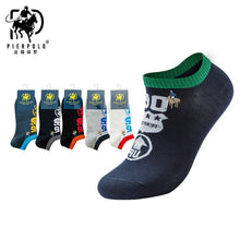 Load image into Gallery viewer, PIER POLO Socks Men Hot Sale Summer Socks Cotton Men's Fashion Short Socks 5 pairs/lot harajuku Happy Socks Men
