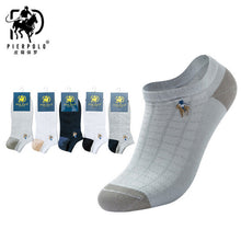 Load image into Gallery viewer, PIER POLO Socks Men Hot Sale Summer Socks Cotton Men's Fashion Short Socks 5 pairs/lot harajuku Happy Socks Men
