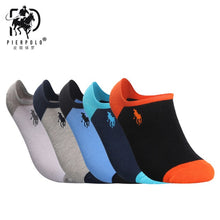 Load image into Gallery viewer, PIER POLO Socks Men Hot Sale Summer Socks Cotton Men's Fashion Short Socks 5 pairs/lot harajuku Happy Socks Men
