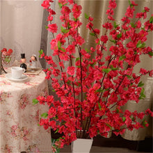 Load image into Gallery viewer, 65CM Home Artificial Cherry Spring Plum Peach Blossom Branch Silk Flower Tree Party Decor
