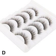 Load image into Gallery viewer, 5 Pairs 3D Faux Mink Hair Soft False Eyelashes Fluffy Wispy Long Thick Lashes Handmade Soft Eye Lash Makeup Extension Tools
