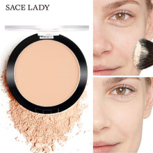 Load image into Gallery viewer, SACE LADY Compact Powder Oil Control Matte Makeup Setting Pressed Powder Pores Invisible Mate Make Up Natural Finish Cosmetics
