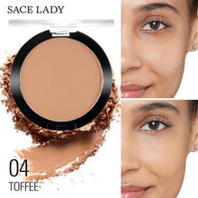 Load image into Gallery viewer, SACE LADY Compact Powder Oil Control Matte Makeup Setting Pressed Powder Pores Invisible Mate Make Up Natural Finish Cosmetics

