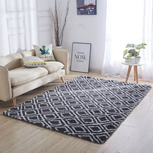 Load image into Gallery viewer, RULDGEE Silky Carpet Plush Tie Dye Mats Beautiful Shaggy Rugs Faux Fur Bedroom Floor Mats Living Room Alfombra Fluffy Area Rugs
