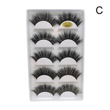 Load image into Gallery viewer, 5 Pairs Eye Lashes Hand Made Natural fake eyelashes 3d Mink Lashes Soft Dramatic Eye Lashes For Makeup Cilios Mink Maquiagem
