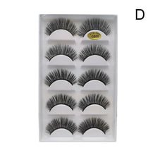 Load image into Gallery viewer, 5 Pairs Eye Lashes Hand Made Natural fake eyelashes 3d Mink Lashes Soft Dramatic Eye Lashes For Makeup Cilios Mink Maquiagem
