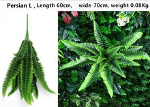 Load image into Gallery viewer, DIY Artificial Plastic Grass Leaves Flowers Flores Plants Fake Plants for Home Store Garden Imagine Wall Decoration
