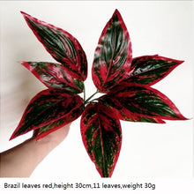 Load image into Gallery viewer, DIY Artificial Plastic Grass Leaves Flowers Flores Plants Fake Plants for Home Store Garden Imagine Wall Decoration
