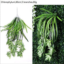 Load image into Gallery viewer, DIY Artificial Plastic Grass Leaves Flowers Flores Plants Fake Plants for Home Store Garden Imagine Wall Decoration

