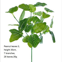 Load image into Gallery viewer, DIY Artificial Plastic Grass Leaves Flowers Flores Plants Fake Plants for Home Store Garden Imagine Wall Decoration
