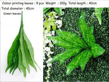 Load image into Gallery viewer, DIY Artificial Plastic Grass Leaves Flowers Flores Plants Fake Plants for Home Store Garden Imagine Wall Decoration
