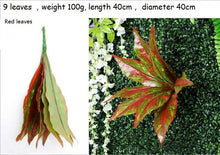 Load image into Gallery viewer, DIY Artificial Plastic Grass Leaves Flowers Flores Plants Fake Plants for Home Store Garden Imagine Wall Decoration
