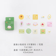 Load image into Gallery viewer, 45pcs/pack Garden Plants Decorative Stickers Notes Notebook Diary Stationery Album Label
