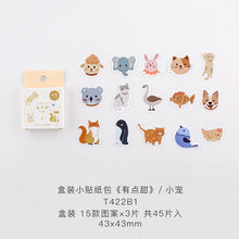 Load image into Gallery viewer, 45pcs/pack Garden Plants Decorative Stickers Notes Notebook Diary Stationery Album Label
